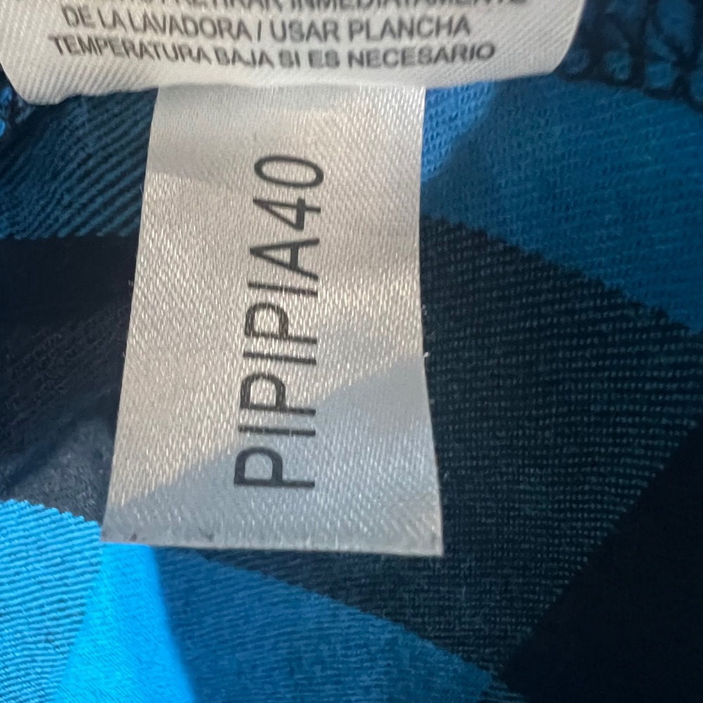 NFL Team Apparel Mens XL Carolina Panthers Plaid Flannel Button Up Shirt Cotton - Picture 6 of 10